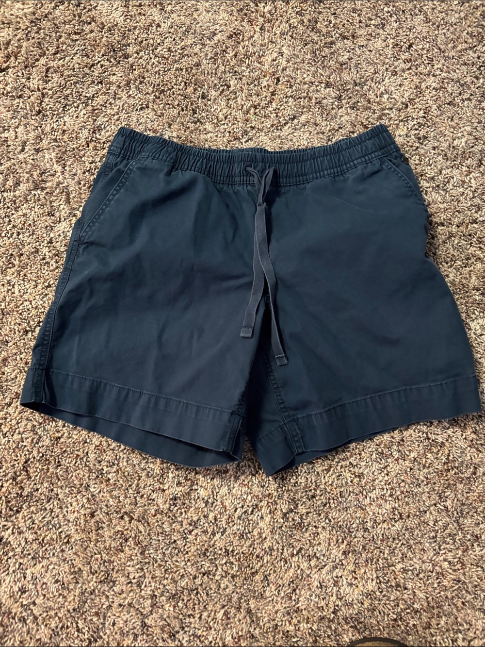 L.L. Bean Women's Dark Navy Athletic Drawstring Shorts
